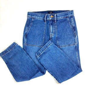 NWT J. Crew Factory Women Cropped Ankle Patch Pocket Jeans Style# BT040 Size 26P